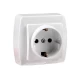 Розетка с заземлением 16 А  Acura