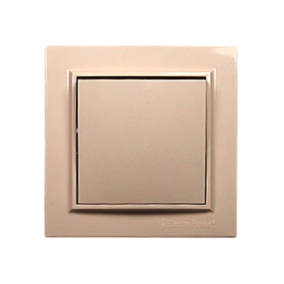 Выключатель одноклавишный Enzo Латте Выключатель одноклавишный Enzo Латте