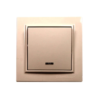 Выключатель с подсветкой Enzo Латте Выключатель с подсветкой Enzo Латте