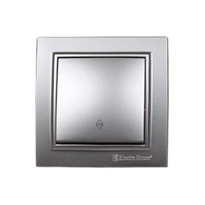 Выключатель проходной Enzo Серебряный камень Выключатель проходной Enzo Серебряный камень