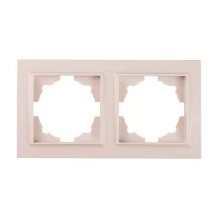 Рамка двойная Enzo Латте