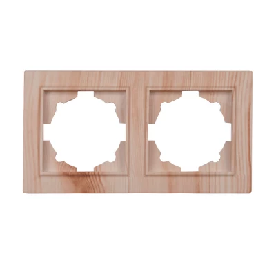 Рамка двойная Enzo Светлое дерево