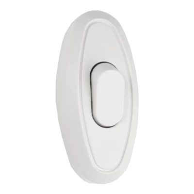 Выключатель для бра Белый в индивидуальной упаковке Выключатель для бра Белый в индивидуальной упаковке