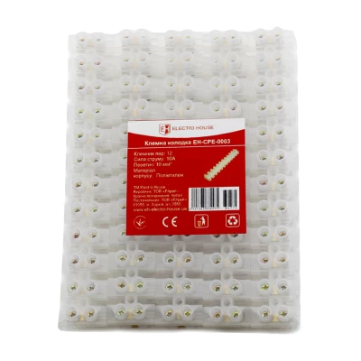 Клеммная колодка Полиэтилен 10 A 10 мм² Клеммная колодка Полиэтилен 10 A 10 мм²