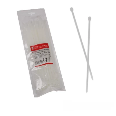 Стяжка кабельная Белый 5х250 мм  100шт./п.