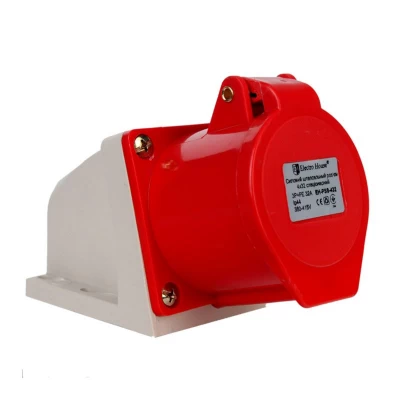 Силовой штепсельный разъем 4x32 (стационарный)/3P+PE/32 A/380 – 415 В/IP44 Силовой штепсельный разъем 4x32 (стационарный)/3P+PE/32 A/380 – 415 В/IP44