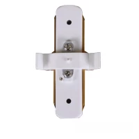 Коннектор для трекового светильника  прямой Белый