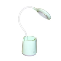 LED светильник настольный Голубой с подстаканником и аккумулятором