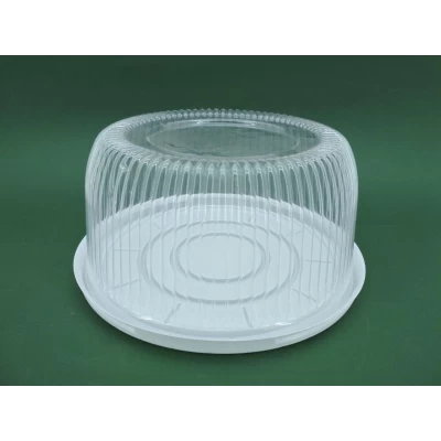 Одноразовая упаковка для тортов ПС-24 объём 3500 Ø260 H116 (25 шт)