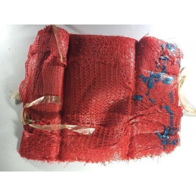 Сетка-мешок овощная упаковочная размер 25х39 5кг красная с ручкой 100 шт/уп.