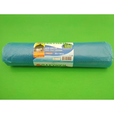 Мусорный пакет 120литров (25шт LD) Супер Торба (1 рул)