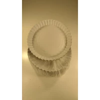 Тарелка бумажная круглая белая Ø 200 мм 100 шт/уп.