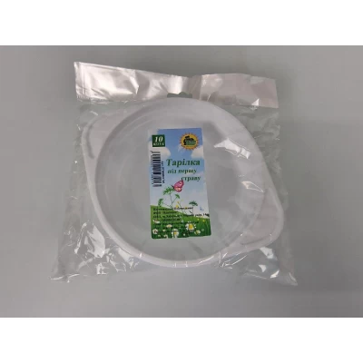 Тарелка под первое блюдо (10шт) ТМ "Супер торба" (1 пачка) Тарелка под первое блюдо (10шт) ТМ "Супер торба" (1 пачка)
