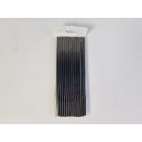 Трубочка для  коктейлей черная  (25шт) ТМ 