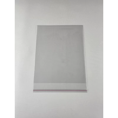 Пакет прозрачный полипропиленовый + скотч  21*26+4/25мк +скотч (1000 шт)