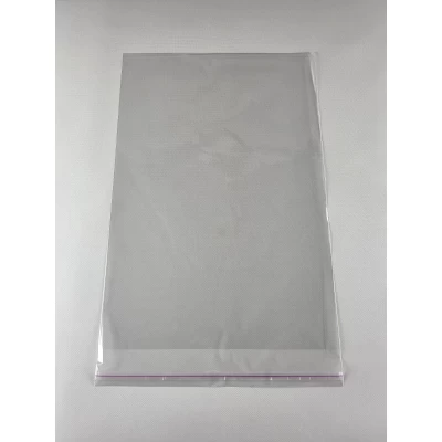 Пакет прозрачный полипропиленовый + скотч  28*42+4/25мк +скотч (1000 шт)