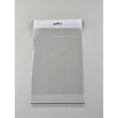 Пакет прозрачный полипропиленовый размер 15*20+4/25мк + скотч (+еврослот 3,5) (1000 шт)