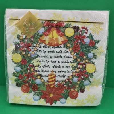 Дизайнерская салфетка размер ЗЗхЗЗ 20шт Luxy 