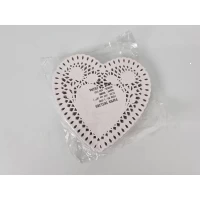Салфетка ажурная СЕРДЦЕ Ф20,5(250шт) (1 пачка)