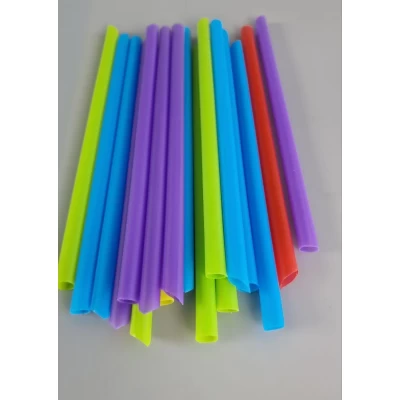 Трубочка для коктейлей  d9-19см  микс  (100 шт)