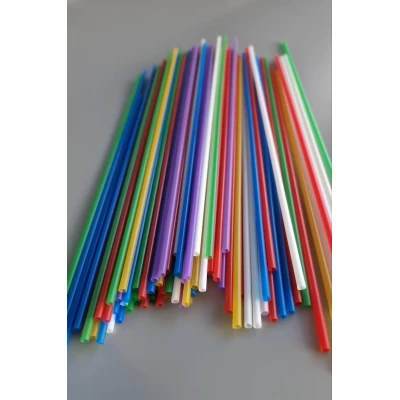 Трубочка для соков d3-25см  Махито микс (500 шт)