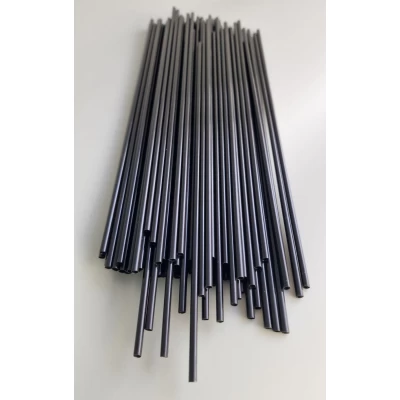 Соломка d3мм длина 25см Махито черная  (500 шт)