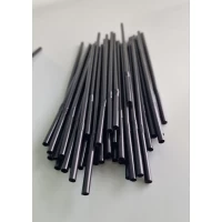 Трубочка d4.8-21см черная с гофрой (200 шт)