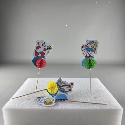 Шпилька украшение для блюд 