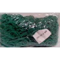 Резинка канцелярская для фиксации Ø 25 мм х 1,5 мм зелёная 