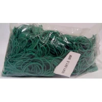 Резинка денежная №50 ( зеленая )*1,5мм  1 кг 