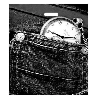 Пакет с прорезной ручкой (45*52+3)