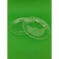 Тарелка стекловидная пластиковая Ø 160 мм прозрачная 10 шт/уп.