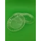 Тарелка стекловидная пластиковая Ø 160 мм прозрачная 10 шт/уп.