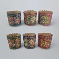 Форма для выпечки пасхального кулича (85*90) Жостово (250гр) (50 шт)