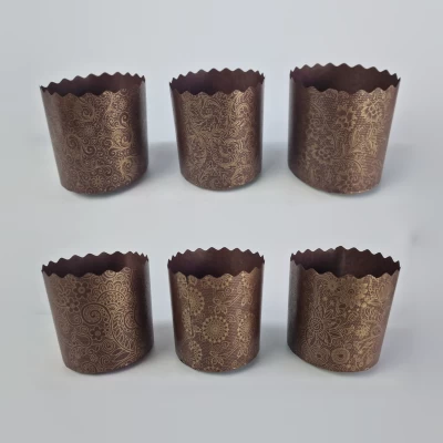 Форма для выпечки пасхального кулича (85*90) Итальянские(250гр) (50 шт)