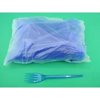 Вилка  «Super» синяя  Юнита (100 шт)