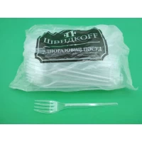 Вилка одноразовая «Super» прозрачная Юнита (100 шт)