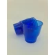 Стакан стеклоподобный (без ножки) 200 гр синий 36Х25 (25 шт)