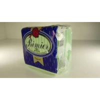 Бумажные Cалфетки 55лист Премьер  Зеленая (10 пачка)