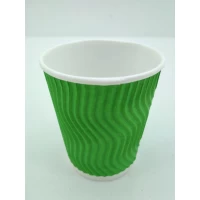Стакан бумажный гофрированный 175 мл 