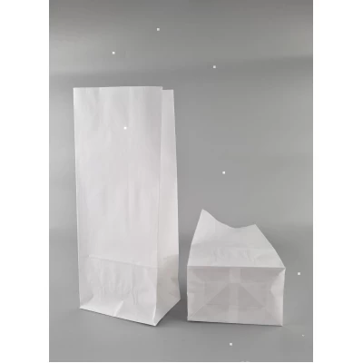 Пакет с дном бумажный 32*13*8,5  белый №18 (25 шт)