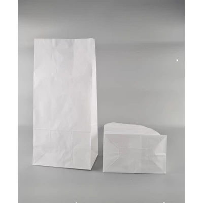 Пакет с дном бумажный 39*19*12  белый №1 (25 шт)