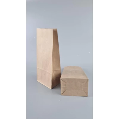 Пакет с дном бумажный 21,5*9*6,5  коричневый №12 (25 шт)