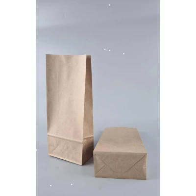 Пакет с дном бумажный 26*11*6  коричневый №14 (25 шт)