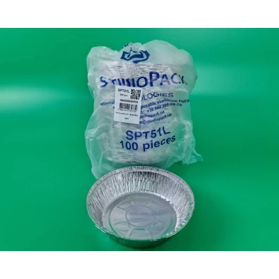 Алюминиевые формы для выпечки 800мл SPТ51 100шт (1 пачка) Алюминиевые формы для выпечки 800мл SPТ51 100шт (1 пачка)