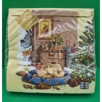 Праздничная салфетка (ЗЗхЗЗ, 20шт) LuxyНГ Желанное место(1231) (1 пачка)