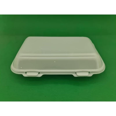 Ланч-бокс из вспененного полистирола с крышкой размер 246*150*60 белый HP-10 (250 шт)