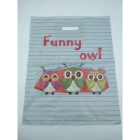 Пакет полиэтиленовый с прорезной ручкой детский размер 40х50 