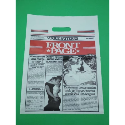 Пакет с прорезной ручкой размер 30*40 