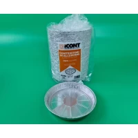 Круглая, пещевая, алюминиевая форма 600мл C5-26G 100шт (1 пачка)